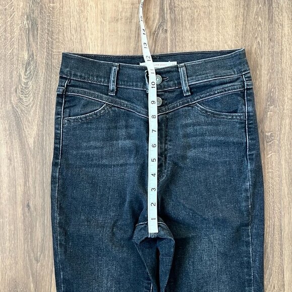Levi's Mile High Super Skinny Black Jeans Sz 26 - Picture 5 of 11